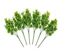 Multipack 32cm Artificial Leafy Foliage Stem Plant Faux Green Decorative Fillers