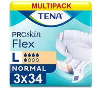 Multipack 3X TENA Flex Normal Large (1300ml) 34 Pack Incontinence Protection