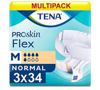 Multipack 3X TENA Flex Normal Medium (1150ml) 34 Pack Incontinence Protection