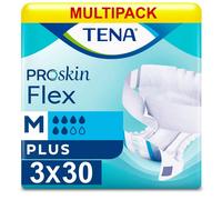 Multipack 3X TENA Flex Plus Medium (1700ml) 30 Pack Incontinence Protection