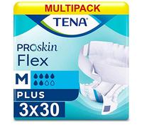 Multipack 3X TENA Flex Plus Medium (1700ml) 30 Pack Incontinence Protection