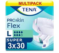 Multipack 3X TENA Flex Super Large (2500ml) 30 Pack Incontinence Protection