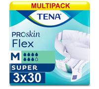Multipack 3X TENA Flex Super Medium (2100ml) 30 Pack Incontinence Protection