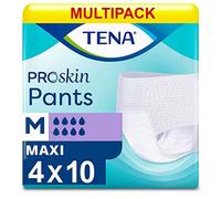 Multipack 4X TENA Pants Maxi Medium (2500ml) 10 Pack Incontinence Protection