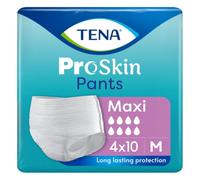 Multipack 4X TENA Pants Maxi Medium (2500ml) 10 Pack Incontinence Protection