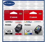 Multipack Canon 540L 541 Ink Cartridges - Black / Colour