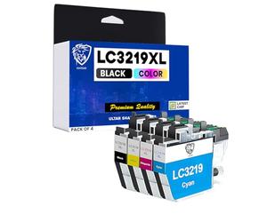 Multipack Compatible Toner Ink Cartridges For Brother LC3219XL High Capacity With Upgraded Chip For Printer Models Brother MFC J5330DW J5335DW J5730DW J5930DW J6530DW J6930DW J6935DW LC3219XLVAL
