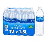 Multipack Cost co - 1.5l Bottle Still Spring Water, Bulk Hydration Pack For Everyday Use - 12 x 1.5l Bottles