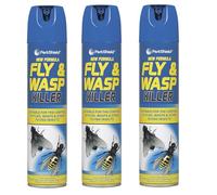 MULTIPACK - Fast-Acting Insect Killer Spray for Mosquitoes, Flies, and Flying Insects - Indoor Use - Neutral Scent - 300ml Aerosol Can by PestShield (3, Fly & Wasp Killer Aerosol)