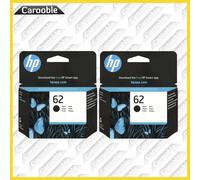 Multipack Genuine HP 62 Ink Cartridges - Black x2