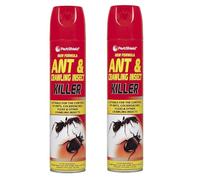 Multipack - Kills Ants and Crawling Insects Instantly - Long-lasting Residual Effect - Indoor and Outdoor Use - Child and Pet Safe - 300ml Aerosol Can (2, Ant & Crawling Insect Aerosol)