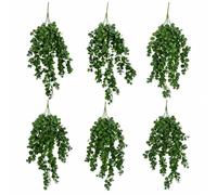 Multipack Leaf Design Artificial Hanging Plants