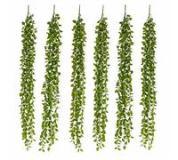 Multipack Leaf Design Artificial Hanging Plants