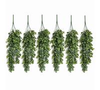 Multipack Leaf Design Artificial Hanging Plants