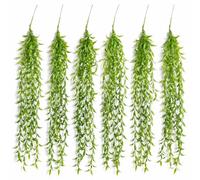 Multipack Leaf Design Artificial Hanging Plants