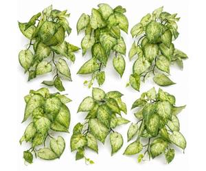 Multipack Leaf Design Artificial Hanging Plants