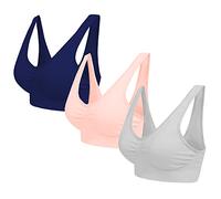 Multipack Seamless Comfort Bras Sleep Bras Sizes 8-24 Not Padded Wireless