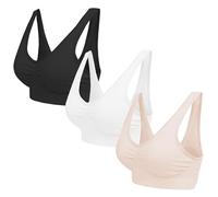 Multipack Seamless Comfort Bras Sleep Bras Sizes 8-24 Not Padded Wireless