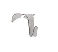 Multipack STAS Molding Hooks for picture rails (10, Chrome/Silver)