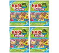 Multipack Sweet Bundle for NewHaribo's Zingfest Fizzy Fruit Flavour 150g Pack Of 4 Love A Treat Share Gift For Adults and Kids By Experts Supplies Ltd