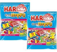 Multipack Sweet Bundle for NewHarribo Share the Happy Multipack Bag 11 x 16g Fun Size Bags 176g, Pack Of 2 Love A Treat Share Gift For Adults and Kids By Experts Supplies