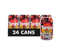 Multipack Tango Sugar Free Strawberry Smash 330ml x 24 Bulk Strawberry Drinks No Artificial Colours and Flavours- for Birthday, Parties, Holidays, Christmas