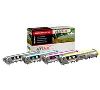 Multipack Toner Cartridge Replaces Brother TN-241, TN-242, TN-245, TN-246, 1 x Approx. 2,500 Pages, 3 x Approx. 2,200 Pages, BK/C/M/Y