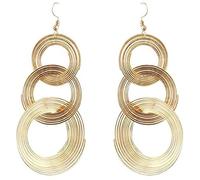 Multipack with decoration of ARO, Festival gift, pendientes geométricos sencillos para Mujer, decoration of Fiesta, doradoDurability