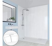Multipanel Classic Frost White Wall Panel Hydrolock 2400 x 1200mm
