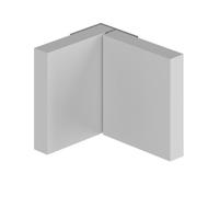 Multipanel Classic Invisible Wall Panel Internal Corner Trim Type 101 | Mill Finish | Aluminium | 11mm