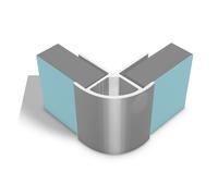 Multipanel Classic Wall Panel External Corner Trim Type B | Satin Anodised | Aluminium | 11mm