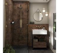 Multipanel Linda Barker Corten Elements Wall Panel Hydrolock 2400 x 1200mm