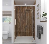 Multipanel Linda Barker Salvaged Plank Elm Wall Panels 2400mm 3 Wall - 900, 900 & 900mm