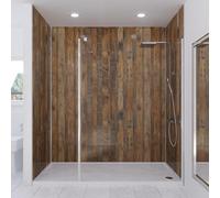 Multipanel Linda Barker Salvaged Plank Wall Panels 2400mm 3 Wall - 1200, 1800 & 1200mm