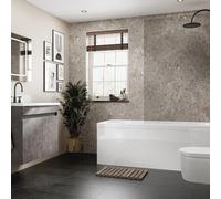 Multipanel Linda Barker Siena Marble Bathroom Wall Panel Unlipped 2400 x 1200mm