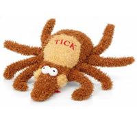 Multipet 6-Inch Plush Tick Dog Toy, Medium