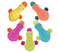 MULTIPET Duckworth Plush Filled Soft Dog Toy Squeaky Interactive Fun Playing Fetch Durable Lightweight Non Toxic for Large Medium Small Breeds 13”