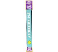 Multipet I'm Friendly Dog Leash Wrap - Turquoise