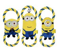 Multipet Minion Dog Toy Bob, Kevin and Stuart with Double Pull and Squeakers, 11 inch, Pack of 3