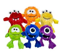 Multipet Minipet 5" Monsters Plush Dog Toy - Assorted