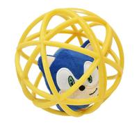 Multipet Sonic Cage Ball with Bell Cat Toy