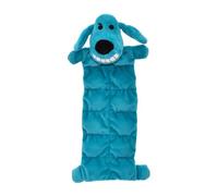 MULTIPET 12-Inch Squeaker Mat Dog Toy - Soft Plush with 13 Squeakers - Assorted Colours - Ideal for All Breeds
