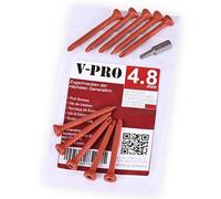 Multipick Pulling Screw 4.8 x 47 mm - Pack of 10 + 1 Bit - Original Viper Pull Screw