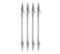 Multiple Angle Adjustment Mosquito Repellent Clips Ensure Grip of Outdoor Fishing Equipment Indoor Metal Structure Outdoor Double Head Mosquito Coil Clamp