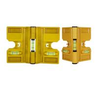 Multiple Angled Measuring Instrument Featuring Locking Mechanism and Three Color Bubble Suitable for Precise Alignment Leveler with Three Bubble Indicators