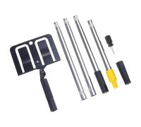 Multiple Angles Paint Guard Stand Holder Clamps Set with Extension for Elevates Surfaces Home Project Painters Decorator Sprayer Shield Holder