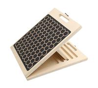 Multiple Angles Wooden Leg Stretcher Stretching Device Nonslip Base for Safe Calf Muscle Exercise & Leg Muscle Recovery Calf Stretching Trainer