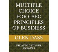 MULTIPLE CHOICE FOR CSEC PRINCIPLES OF BUSINESS