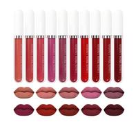 Multiple Color Matte Finish Lipstick with Waterproof Liquid Lipstick Providing Transfer Resistance for Day Use Easy Remove