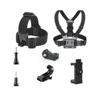 Multiple Device Action Camera Head Straps With Quick Detach Systems For Kayaking Snowboarding Exploration Adventure Sports Camera Head Mount
